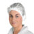 Portwest D100 PP Disposable Hair Net Mob Caps White One Size Pack of 3000