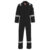 BizFlame Mens Flame Resistant Lightweight Antistatic Coverall Black L 32″