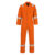BizFlame Mens Aberdeen Flame Resistant Antistatic Coverall Orange M 34″