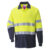Modaflame Mens Flame Resistant Hi Vis 2-Tone Polo Shirt Yellow / Navy M