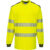 Portwest PW3 Hi Vis Cotton Comfort Long Sleeve T Shirt Yellow / Black 2XL