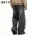 Baggy Men's American Retro Gray Wide Leg Jeans Daily Business Casual Loose Straight Leg Denim Pants Four Seasons Men's Clothes J260731