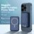 10000mah LED Display Magnetic Qi Wireless Fast Charging Power Bank in Cables Portable External Battery Magsafe for iPhone Samsung Xiaomi