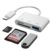 1/2/3PCS Type-C Adapter TF CF SD Memory Card Reader OTG Writer Compact Flash USB-C for IPad for Macbook USB Type C