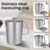Stainless Steel Milk Frothing Jug With Handle and Lid Rust Proof Large Mouth Metal Graduated Beaker With Clear Marking for Home 260605
