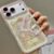 Designer Phone Case with Flower For 17Pro Max Phone 16 Pro Max 15 14 13 12 ProMax Anti-drop Luxury Phone Cover