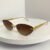 Rimless Cat Eye For Women Gradient lens Metal Eyewear 0543 Luxury Womens Sunglasses Outdoor Goggles UV Protection Glasses With Box