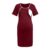 Maternity Nightwear, Pregnancy, Nursing and Maternity Lounge with Breastfeeding Cover – Medium, Red