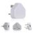 Universal 1 Port USB 3 Pin UK Plug 5V 1A USB Wall Charger Power Adapter Home Charging Plug 4pcs/pack