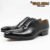 Leather Genuine Oxford Dress Shoes Men Le Up Cap Toe Blk Brown Pointed Oxfords Formal Shoes Men 250904 S260731M012