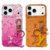 Designer Case 17 Pro Max Luxury Bling Glitter Crystal Chain Phone Case with for 16 Pro Max Cases Apple 15 14 13 Cell Phone Cases Leather Mobile Cover Accessories
