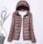 Winter brand new women's designer cardigan zipper down parka jacket varsity waterproof light weight luxury windbreaker coats womens warm body outdoor parkas outfit