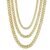 357MM Stainless Steel Cuban Chain Necklaces For Men Women Gold Color Curb Link Punk Fashion Jewelry Accessories 4570CM 251015