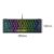 RGB K61 Wired Keyboard 60 Ergonomic Gaming Keyboard 62 Keys Mechanical Keyboard USB Multiple Mode for Laptop Tablet PC Y260525
