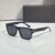 Designer Sunglasses For women Calder Sunglasses Men FT 1205 Black Acetate Grey Lenses Square Sunnies Daily Outfit Driving Vacation Glasses 100% UV PROTECTION Shades