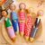 5 Pcs Novelty Doll Blue Ink Ballpoint Pens Creative and Cute Cartoon Student Stationery 241202