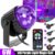 6W UV Starry Sky Projector Ultraviolet BlackLight Crystal Magic Ball Stage Light Glow in the Dark for Halloween Xmas Dance DJ