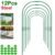 12 Set Steel Greenhouse Plant Hoops Durable Reusable DIY Seedling Arch Shed Bracket for Garden Vegetable Grow Tunnel Support 240329