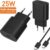PD 25W USB C Charger Super Fast Charging Power Adapter EU/US Plug For iPhone Samsung Galaxy USB Type C Wall Charger + 1M USB-C to C Charging Cable with Retail Box