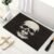 VIKAMA Halloween Horror Skull Carpet Door Mat Living Room Carpet Rug For Bedroom Black Floor Mat Anti-Fouling Dirt-Resistant 260109