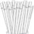20-Pack Reusable Hard Plastic Clear Straws 9 Inch Tumbler Straws with Cleaning Brush 230mm Drinking Straw for 20 30 40oz Tumbler