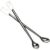 1Pcs 20cm Length Double End Reagent Stainless Steel Lab Sampling Spoon Spatula Tool Laboratory Supplies Drop Shipping Wholesale