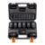 VEVOR 1/2″ Drive Impact Socket Set, 9 Piece Deep Socket Set Metric 29-38mm, 6 Point Cr-Mo Alloy Steel for Auto Repair, Easy-to-Read Size Markings, Rugged Construction, Includes Storage Case