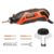 VEVOR Electric Chainsaw Sharpener Kit, 35000RPM Electric Handheld Saw Chain Blade Sharpener, 6 Speeds Professional Chain Saw Sharpener Tool with 4 Titanium-Plated Sharpening Wheels, Angle Attachment