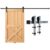 VEVOR 10FT Sliding Barn Door Hardware Kit, 330LBS Loading Heavy Duty Barn Door Track Kit for Single Door, Fit 4.6-5.2FT Wide and 1.3″-1.8″ Thick Door Panel, with Smooth & Silent Pulley (I Shape)