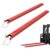 VEVOR Pallet Fork Extensions, 82″ Length 4.5″ Width, Heavy Duty Carbon Steel Fork Extensions for Forklifts, 1 Pair Forklift Extensions with Pins, Forklift Fork Attachments for Forklift Truck, Red