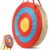 VEVOR Archery Target, 5 Layers 20″ Arrow Target, Traditional Solid Straw Round Archery Target Shooting Bow, Hand-Made Arrows Target, Coloured Rope Target for Backyard Outdoor Hunting Shooting Practice