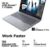 Lenovo ThinkBook 16″- AMD Ryzen 7, 16 GB RAM, 512 SSD, Arctic Grey – Laptop – AMD Ryzen™ 7 7735HS – 512 GB SSD – 16 GB RAM – 16 in | 21MWX008R1